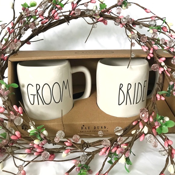 Rae Dunn Other - RAE DUNN Bride and Groom Mug Set
